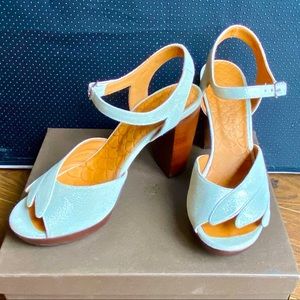 NWT Chie Mihara Antra heels in Cyprus Platino